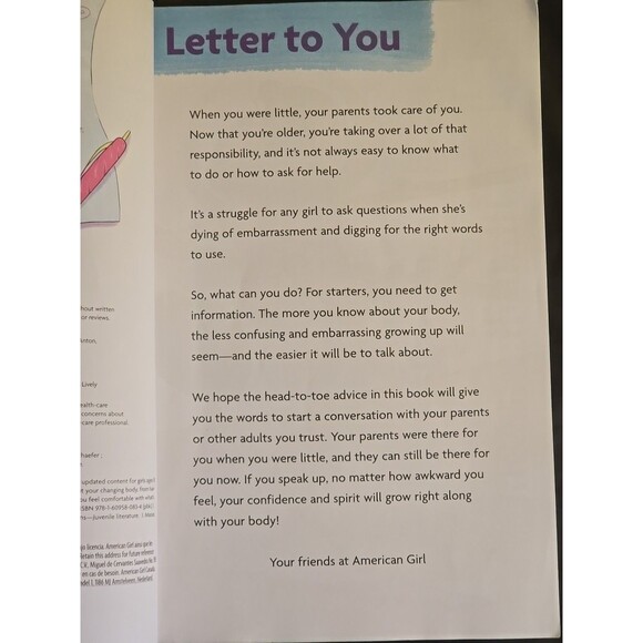Care and Keeping of You 1 : The Body Book for Younger Girls by Valorie Schaefer - Picture 3 of 9